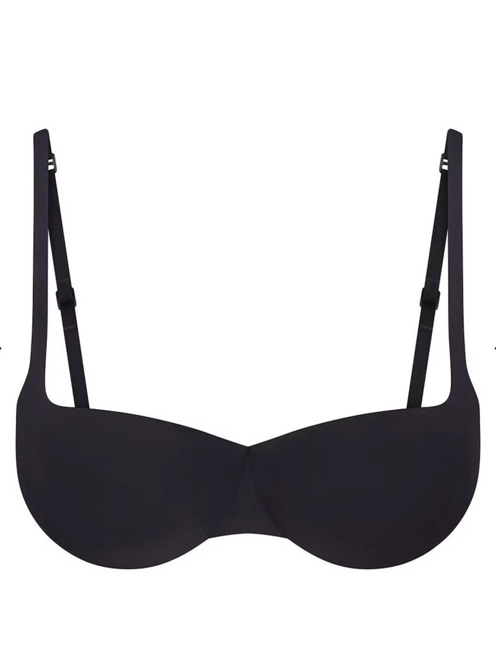 SKIMS Ultimate Balconette Push-Up Bra – Onyx Black